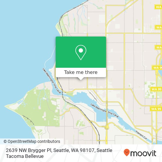 2639 NW Brygger Pl, Seattle, WA 98107 map