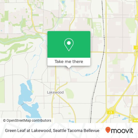 Green Leaf at Lakewood map