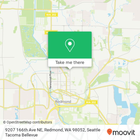 9207 166th Ave NE, Redmond, WA 98052 map