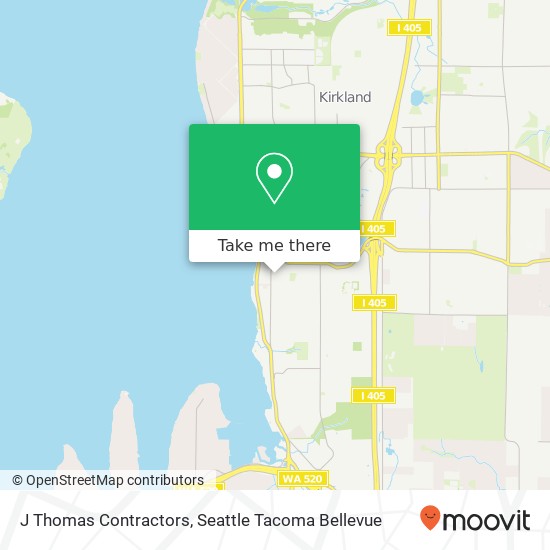 J Thomas Contractors map