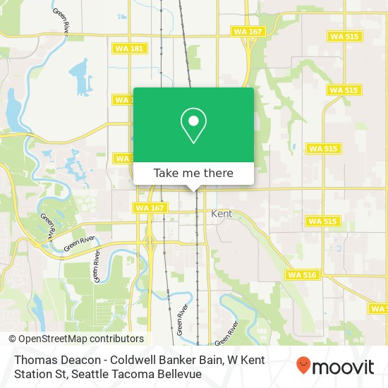 Thomas Deacon - Coldwell Banker Bain, W Kent Station St map