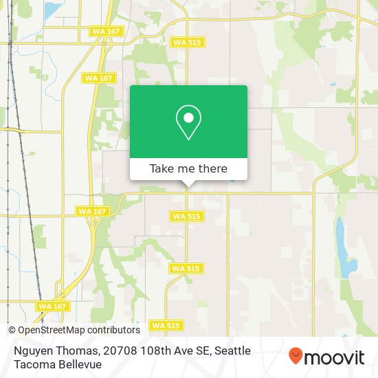 Mapa de Nguyen Thomas, 20708 108th Ave SE