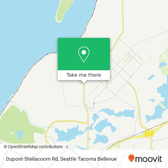 Mapa de Dupont-Steilacoom Rd, Tacoma, WA 98433