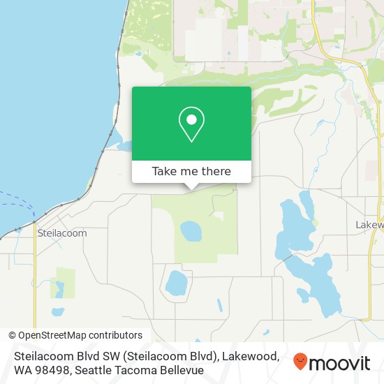 Steilacoom Blvd SW (Steilacoom Blvd), Lakewood, WA 98498 map