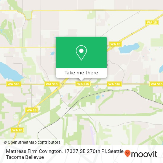 Mattress Firm Covington, 17327 SE 270th Pl map