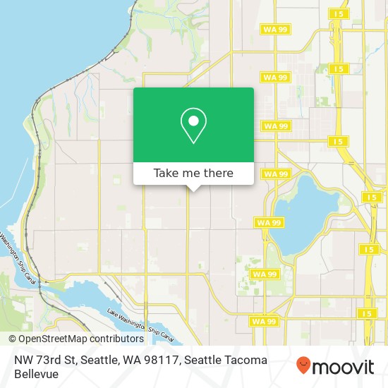 NW 73rd St, Seattle, WA 98117 map