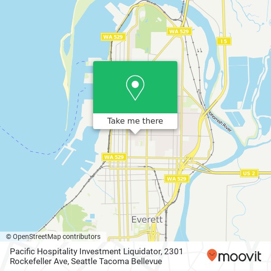 Pacific Hospitality Investment Liquidator, 2301 Rockefeller Ave map