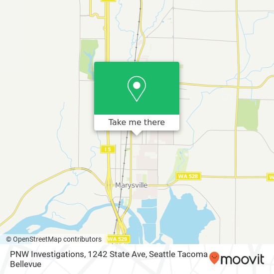 Mapa de PNW Investigations, 1242 State Ave