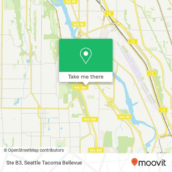 Mapa de Ste B3, 309 S Cloverdale St Ste B3, Seattle, WA 98108, USA
