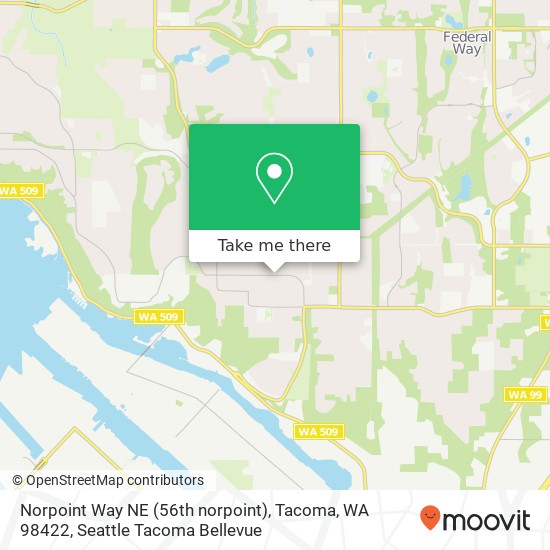 Norpoint Way NE (56th norpoint), Tacoma, WA 98422 map