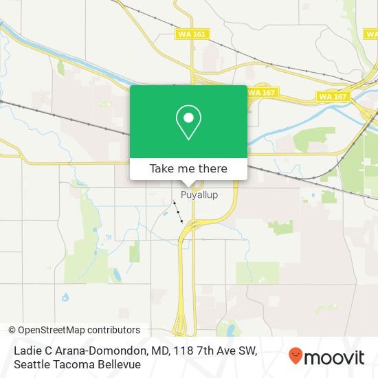 Ladie C Arana-Domondon, MD, 118 7th Ave SW map