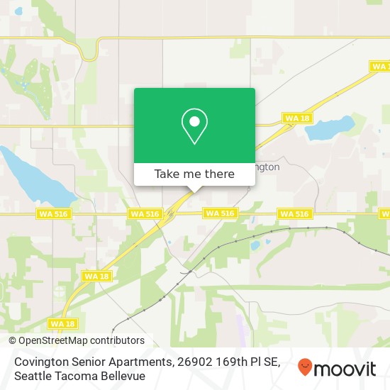 Covington Senior Apartments, 26902 169th Pl SE map