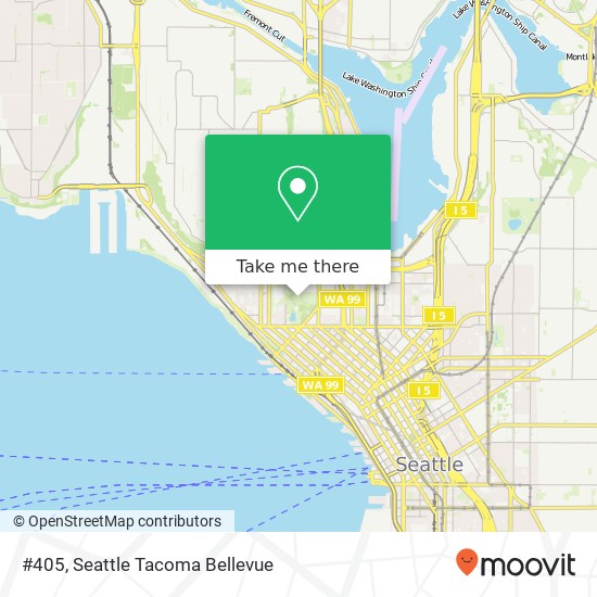 Mapa de #405, 305 Harrison St #405, Seattle, WA 98109, USA