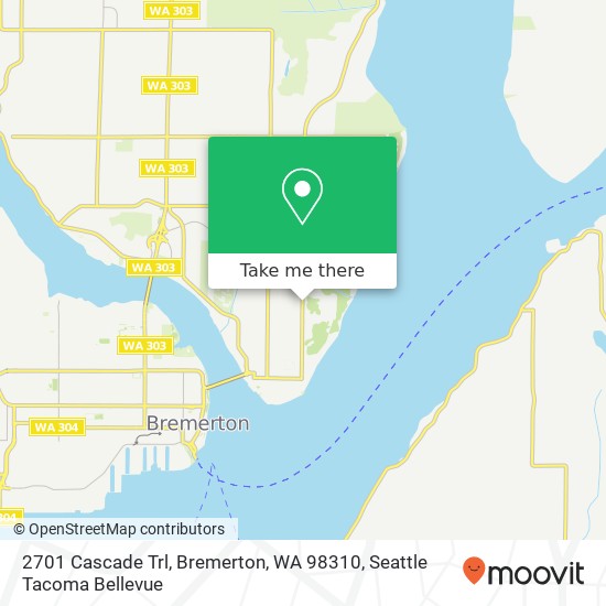 2701 Cascade Trl, Bremerton, WA 98310 map