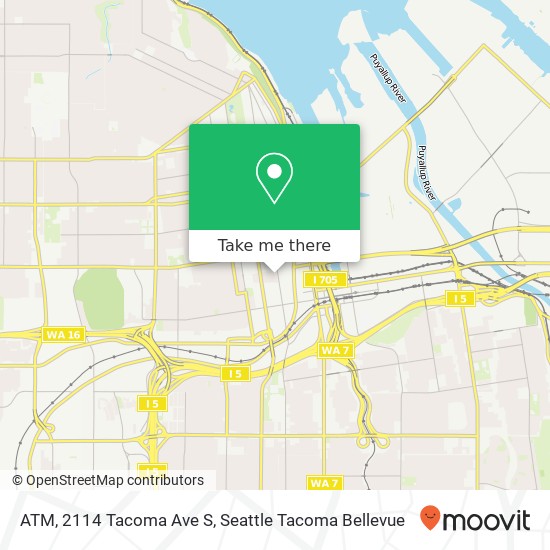 ATM, 2114 Tacoma Ave S map