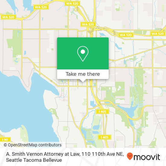 A. Smith Vernon Attorney at Law, 110 110th Ave NE map