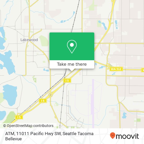 ATM, 11011 Pacific Hwy SW map