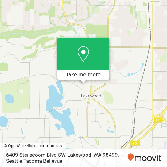 6409 Steilacoom Blvd SW, Lakewood, WA 98499 map