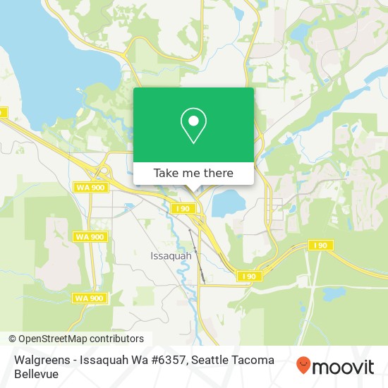 Walgreens - Issaquah Wa #6357 map