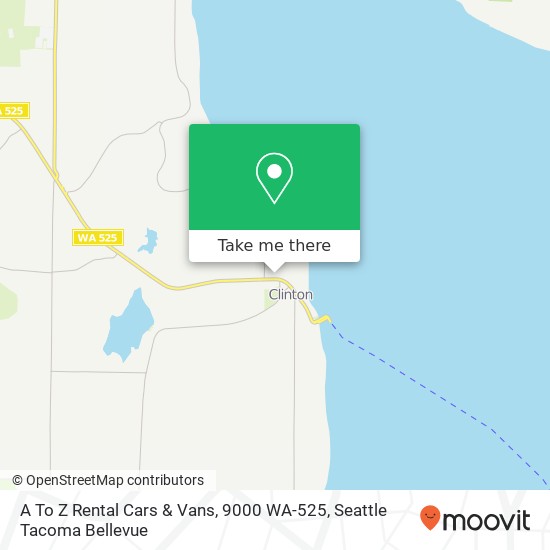 A To Z Rental Cars & Vans, 9000 WA-525 map