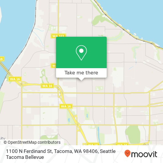 1100 N Ferdinand St, Tacoma, WA 98406 map