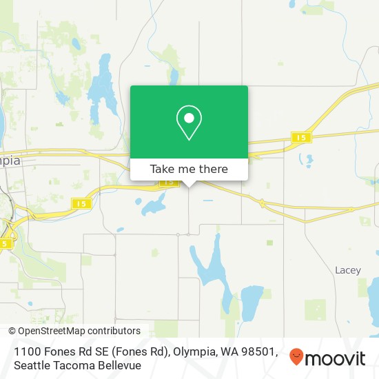1100 Fones Rd SE (Fones Rd), Olympia, WA 98501 map