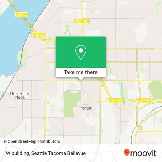 W  building, 984 S 19th St W  building, Tacoma, WA 98466, USA map