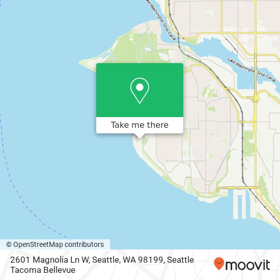 2601 Magnolia Ln W, Seattle, WA 98199 map
