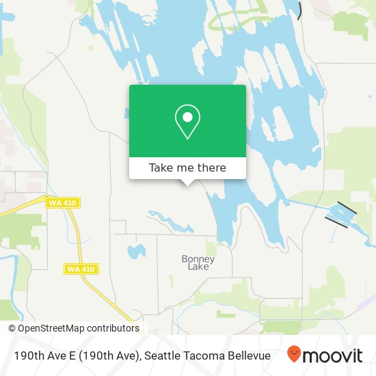 Mapa de 190th Ave E (190th Ave), Bonney Lake, WA 98391