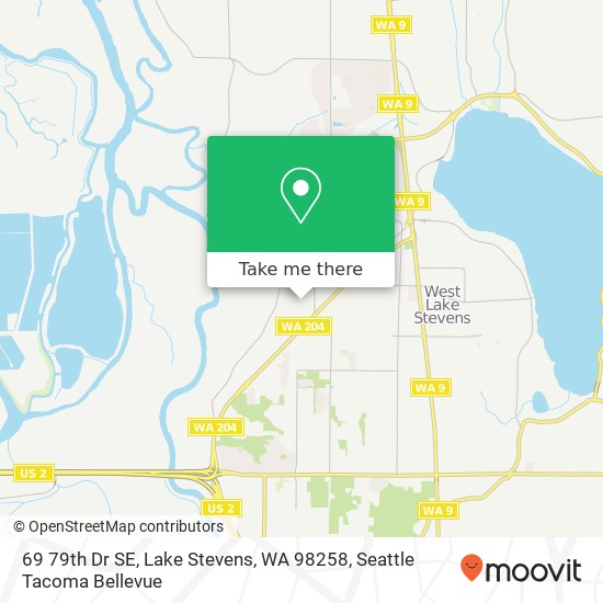 Mapa de 69 79th Dr SE, Lake Stevens, WA 98258