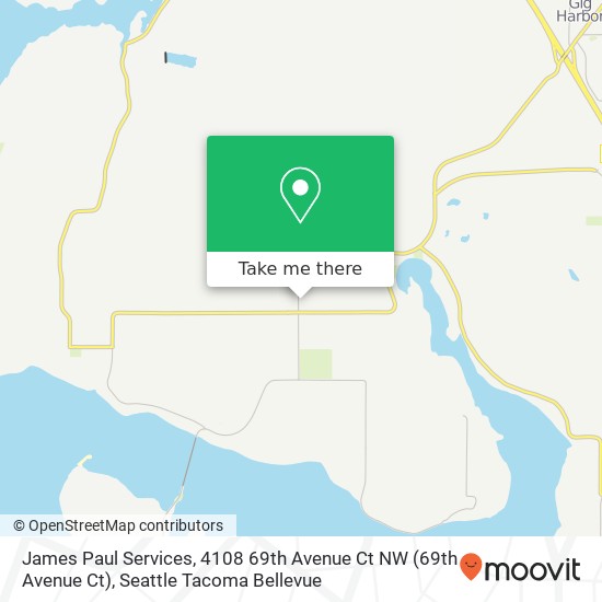Mapa de James Paul Services, 4108 69th Avenue Ct NW