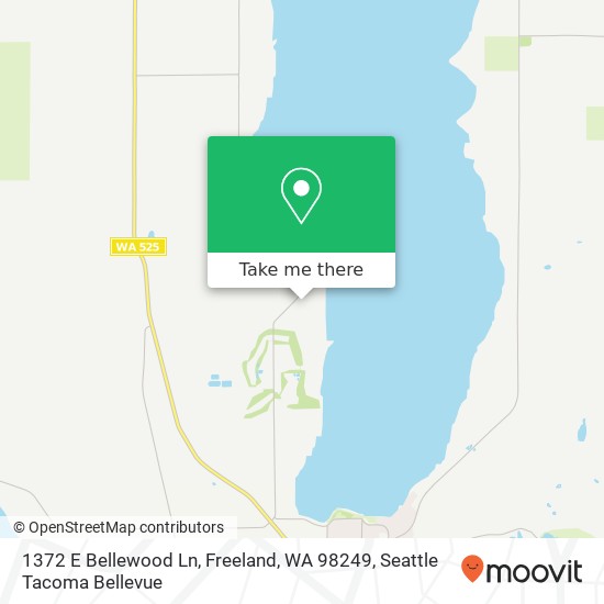 Mapa de 1372 E Bellewood Ln, Freeland, WA 98249