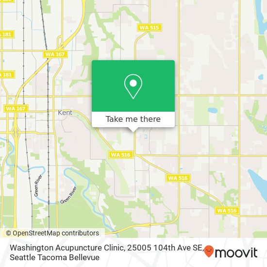 Washington Acupuncture Clinic, 25005 104th Ave SE map