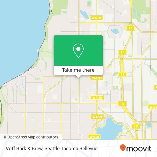 Mapa de Voff Bark & Brew