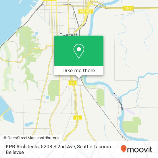 Mapa de KPB Architects, 5208 S 2nd Ave