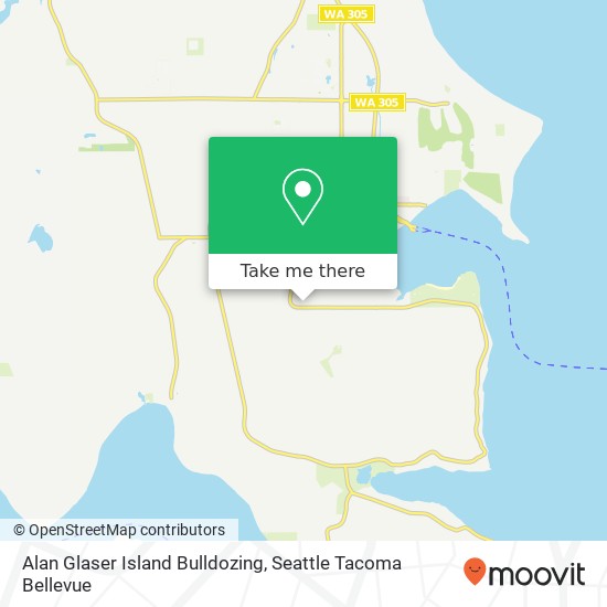Mapa de Alan Glaser Island Bulldozing