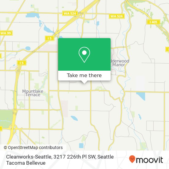 Mapa de Cleanworks-Seattle, 3217 226th Pl SW