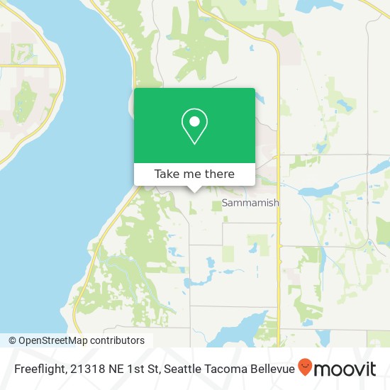 Freeflight, 21318 NE 1st St map