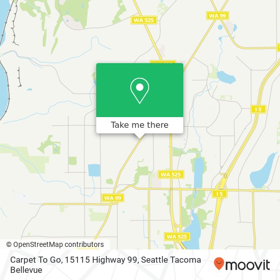 Mapa de Carpet To Go, 15115 Highway 99