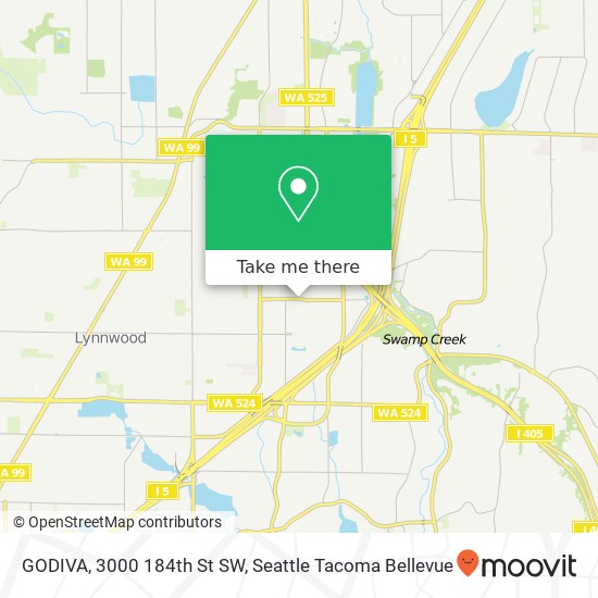 Mapa de GODIVA, 3000 184th St SW