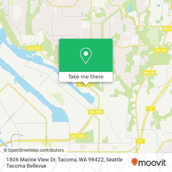 1806 Marine View Dr, Tacoma, WA 98422 map