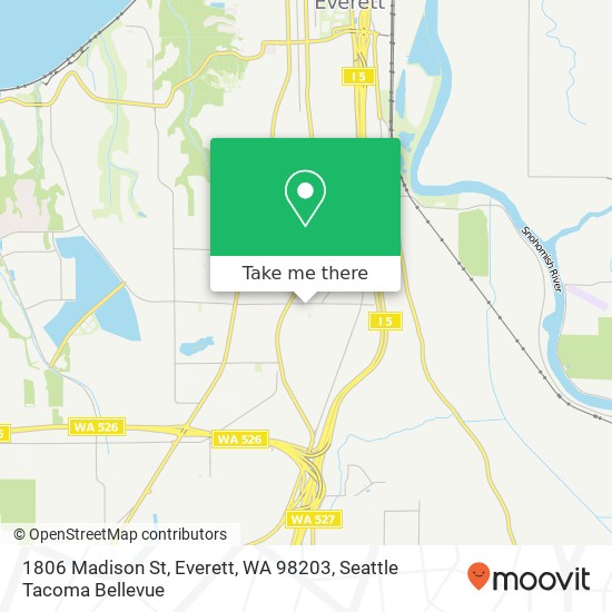 1806 Madison St, Everett, WA 98203 map