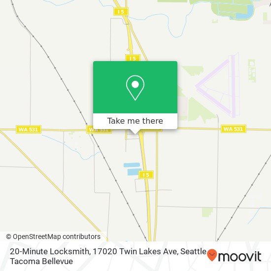 20-Minute Locksmith, 17020 Twin Lakes Ave map