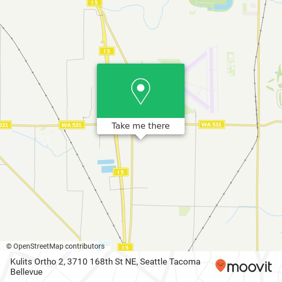 Kulits Ortho 2, 3710 168th St NE map
