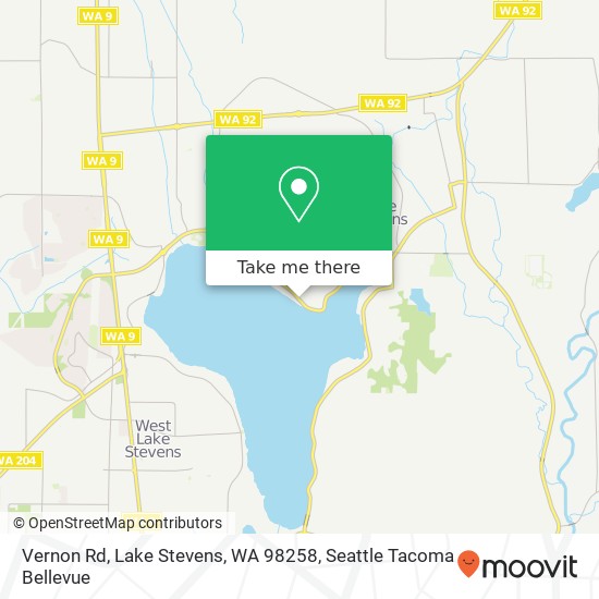 Mapa de Vernon Rd, Lake Stevens, WA 98258