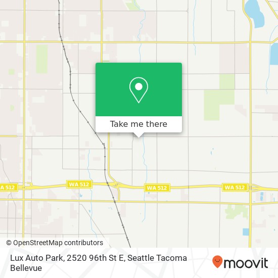 Mapa de Lux Auto Park, 2520 96th St E