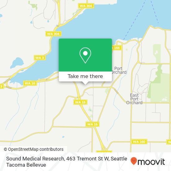 Mapa de Sound Medical Research, 463 Tremont St W