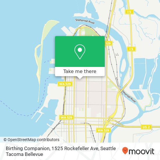 Birthing Companion, 1525 Rockefeller Ave map