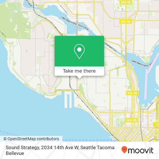 Sound Strategy, 2034 14th Ave W map