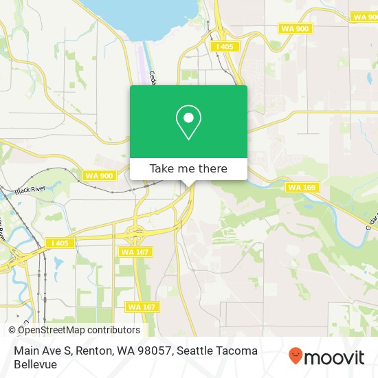 Main Ave S, Renton, WA 98057 map